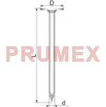 Hřebík do krytiny 2,50x36