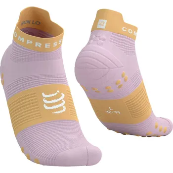 Pánské ponožky Compressport Pro Racing Socks V4.0 Run Low roseate/buff orange - EU 42-44