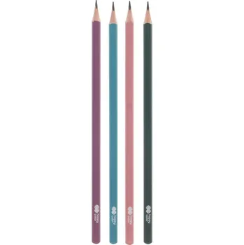 Set školních potřeb Ołówek kwadratowy HB Morandi (24szt) HAPPY COLOR