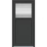 Solid Elements Vedlejší vchodové dveře Premium Easy, 90 L, rozměr vč. zárubně: 980 × 1980 mm, plast, levé, antracit, prosklené W1DRBCZTK1.0034