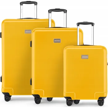 PUCCINI Sada CESTOVNÍCH KUFRŮ PC Polykarbonát 3v1 PC029 6C