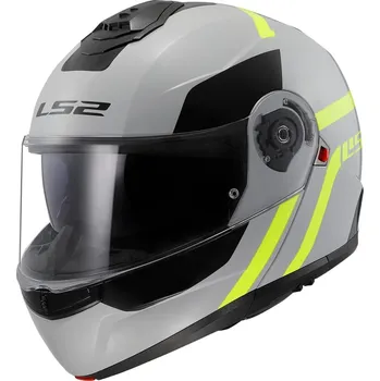 Auto-moto LS2 HELMETS LS2 FF908 STROBE II AUTOX GREY H-V YELLOW-06 - Velikost S