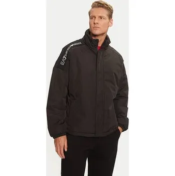 Pánská bunda EA7 Emporio Armani Train Logo Series Tape Eco Down černá S