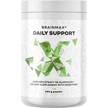 Aminokyselina BrainMax Daily Support, zelené jablko, 500 g Komplexní výživa pro svaly a výkon, doplněk stravy