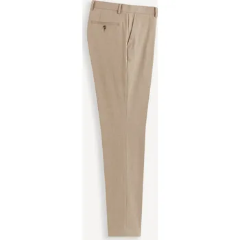 Dámské kalhoty Celio Společenské kalhoty Fonew2 1130737 Béžová 44