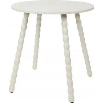 Konferenční stolek Kulatý stůl Action 45 x 45 x 45 cm bílý