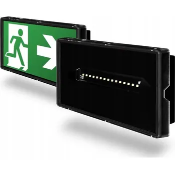 Nouzové osvětlení Nouzové svítidlo VELLA SO 650 NM 1H MT IP65 [BLK] - 87666