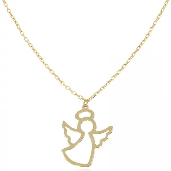 Řetízek Zlatnictví Helios Zlatý řetízek s andělíčkem