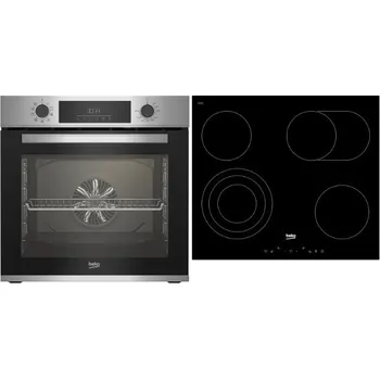 Set domácích spotřebičů Set Beko BBIM12301XCE + HIC 64404 T