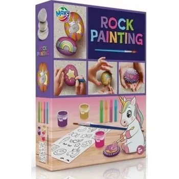 Set školních potřeb Zestaw do malowania kamieni Jednorożec