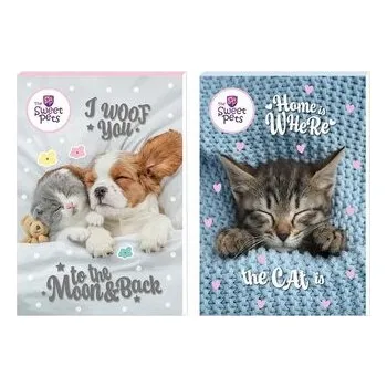 Dětské zboží Notes A6/30K z poddrukiem The sweet pets (12szt)