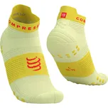 Compressport Pro Racing Socks V4.0 Run Low elf yellow/fluo red - EU 35-38