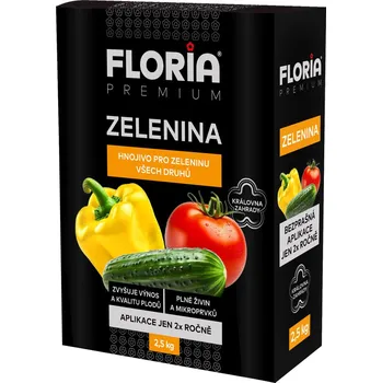 Hnojivo FLORIA PREMIUM Hnojivo pro zeleninu 2,5 kg (008415)