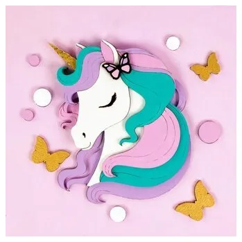Zestaw kreatywny 3D jednorożec 2 18x18cm (pl, 2000, Koh-I-Noor)