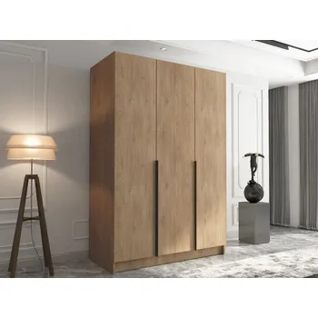 Šatní skříň Šatní skříň Mirpat I, Barva: dub cremona / dub cremona + černá MIRJAN 5903211410253