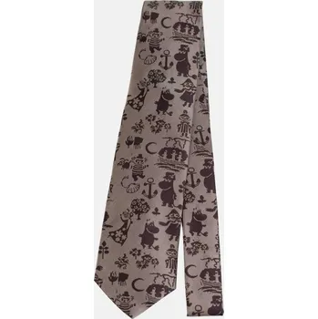 Kravata Hedvábná kravata Moomin Summer taupe, Lasessor Finsko