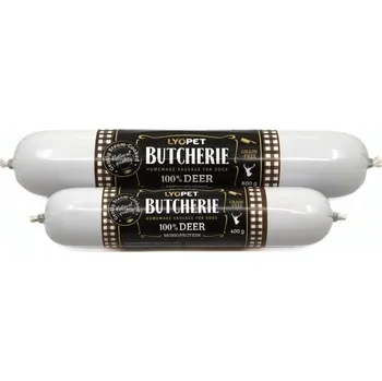 Krmivo pro psa LYOPET Butcherie Deer sausage velikost: 800g