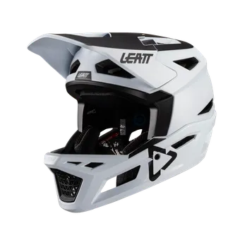 Elektrokoloběžka Integrální MTB helma LEATT MTB 4.0 Gravity V24 White 2025