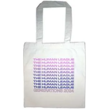 Městský batoh Merch The Human League: The Human League Unisex Cotton Tote Bag: Generations Tour '24 (natural)