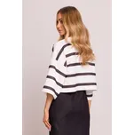 Made of Emotion Mikina M844 Bílá Baggy Fit L_XL