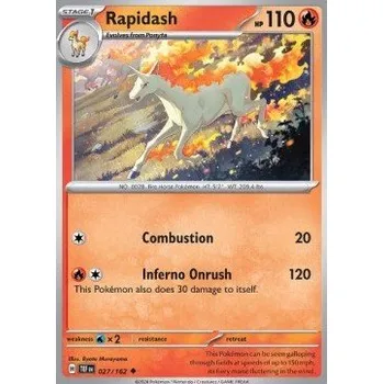 Volný čas Pokémon TEF 027/162 Rapidash - Temporal Forces Stav: Near Mint, Verze: NORMAL