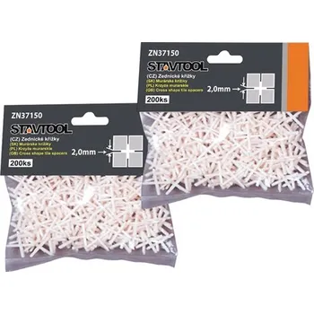 Křížky plastové obkladačské XTline 4 mm x 100 ks - bal