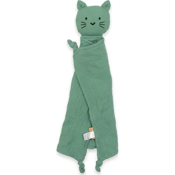 Hračka pro nejmenší Usínáček mušelínový New Baby Cat mint