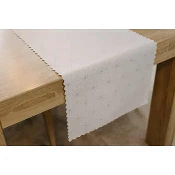 ubrus Luxusní běhoun na stůl Stars - stříbrný SW18 Rozměr běhounu (šířka x délka): 40x110cm
