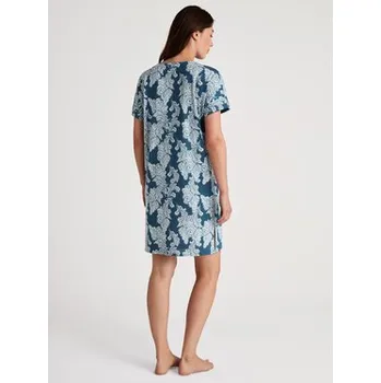 Dámská noční košile Calida Noční košile 31357 Modrá Comfortable Fit 40_42