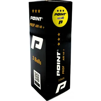 Stolní tenis Míčky na stolní tenis POINT PROF *** ABS žluté 3 ks