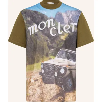 Pánské tričko Moncler Pánské Tričko, olivová, L