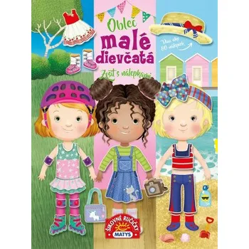 Cizí jazyk Zošit s nálepkami: Obleč malé dievčatá