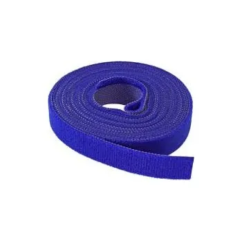 Lepicí páska Vazací páska na suchý zip, 16 mm, 4 m, modrá