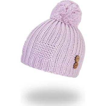 Čepice Little Angel Čepice pletená bambule knoflíky Outlast ® - sv.fialová Velikost čepic: 6 | 54-57 cm