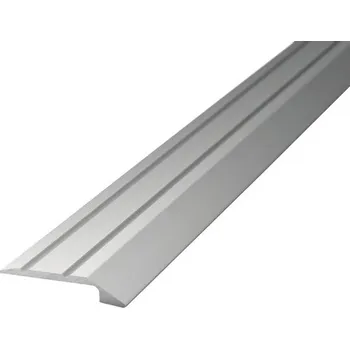 Stavební profil ALU samolepící ukončovací profil stříbrný 4-5 x 30 mm, 2,7 m
