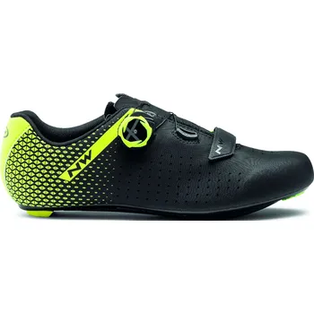 Pánské cyklistické tretry Tretry Northwave Core Plus 2 black/yellow fluo Varianta: 42