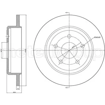 Brzdový kotouč Brzdový kotouč METELLI 23-1546C