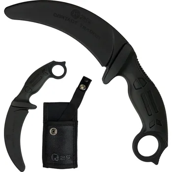 Bojový nůž Albainox Tréninkový Karambit ''K25 MASTER COMBAT'' černý