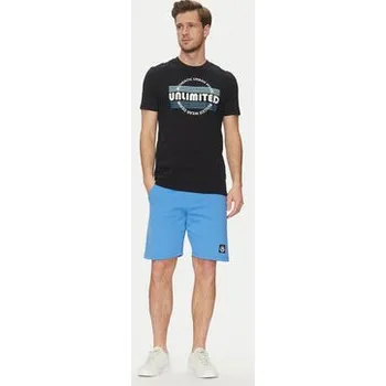 Pánské tričko Blend T-Shirt 20718276 Černá Regular Fit XL