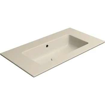 Umyvadlo GSI PURA keramické umyvadlo Slim 82x46cm, bez otvoru, creta mat, II. jakost 8885008_QM-01