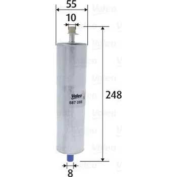 Filtr do auta Palivový filtr VALEO 587088