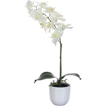 umělá květina Umělá květina phalaenopsis 60 cm bílá