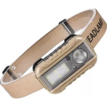 Čelovka NAKIDA Čelovka LED nabíjecí USB Nakida® HL-04 Barva: Black (černá)