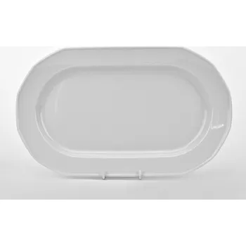 Oválný porcelánový talíř Merkury 34 cm
