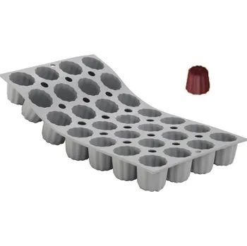 Forma na pečení TOMGAST Forma silikonová Bordelaise, 8 ks cukroví, 30 x 17,6 cm