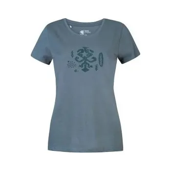 Dámské tričko RAFIKI AKIYO stormy weather 36; Modrá triko