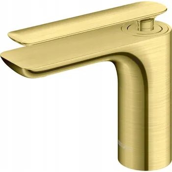 Vodovodní baterie Stojánková umyvadlová baterie Kohlman EXPERIENCE BRUSHED GOLD zlatá