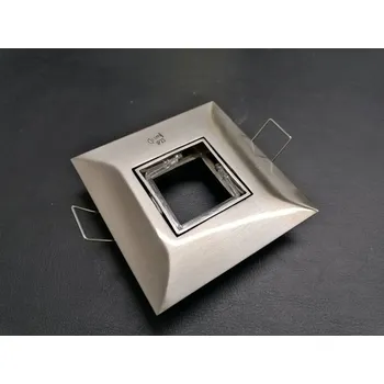 Svítilna Nerezový rámeček pro hranaté MR16 bodovky