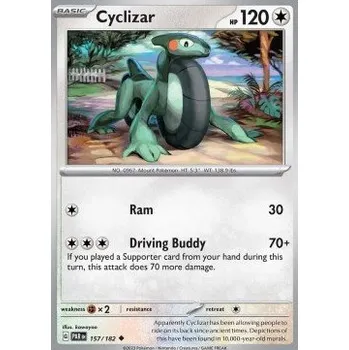 Volný čas Pokémon PAR 157/182 Cyclizar - Paradox Rift Stav: Near Mint, Verze: REVERSE HOLO