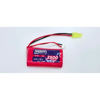 Modelářství 7,4V 2500mAh konektor mini Tamiya